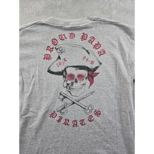 Vintage‎ Fort Lee T-Shirt Mens M Fit XS Gray Papa Company Pirates Screen Stars